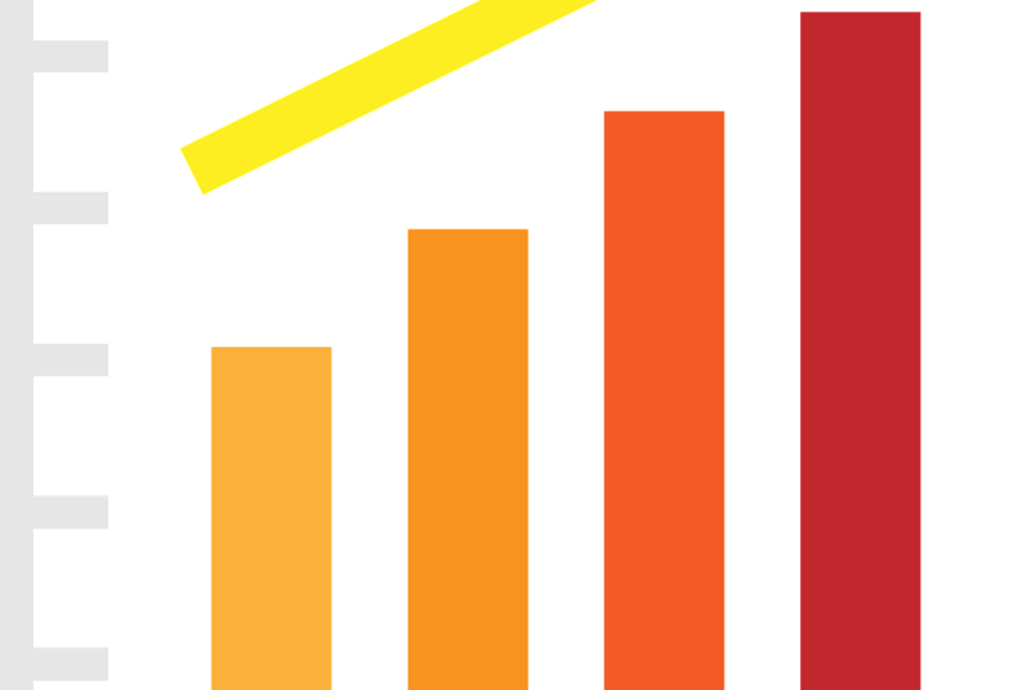 Free graph bar chart vector